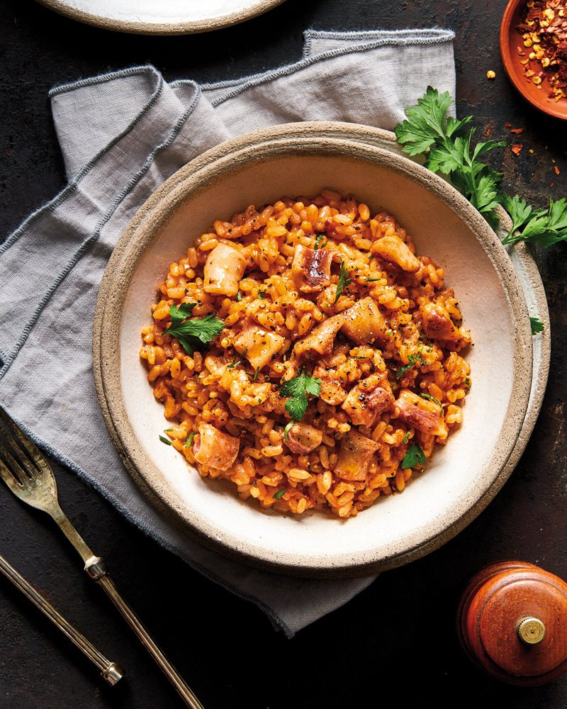 Risotto with Octopus