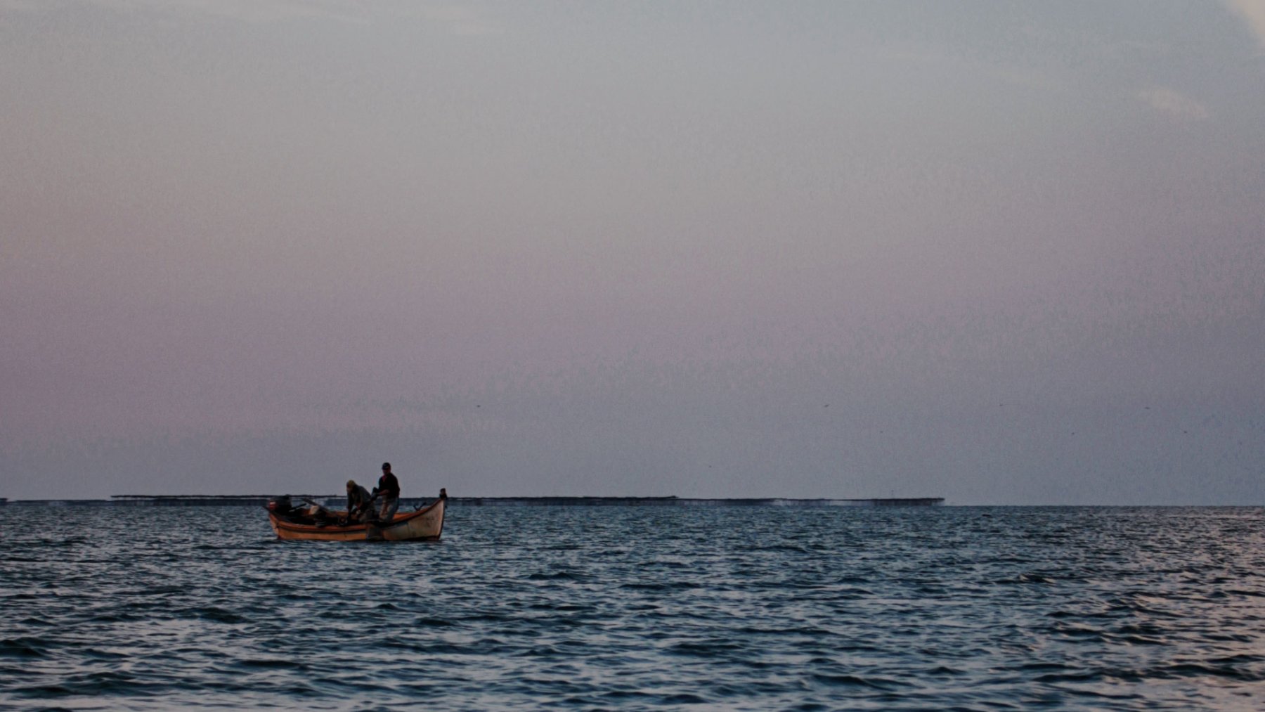 Fishing boat on the sea